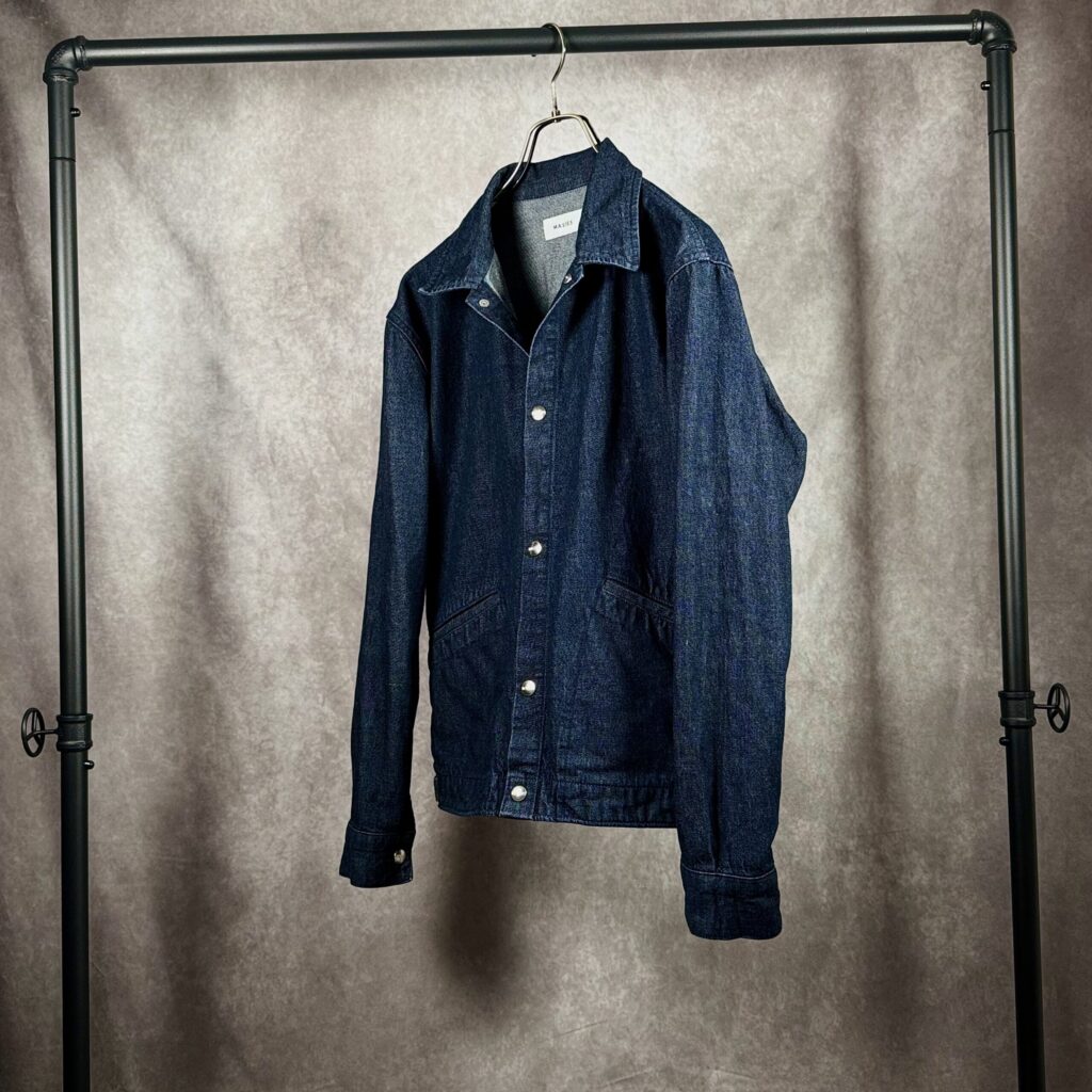 MASSES DENIM SNAP JKT フロント全体像
