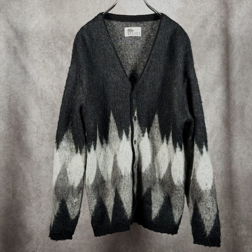 MASSES 18AW モヘアカーディガン フロント全体像