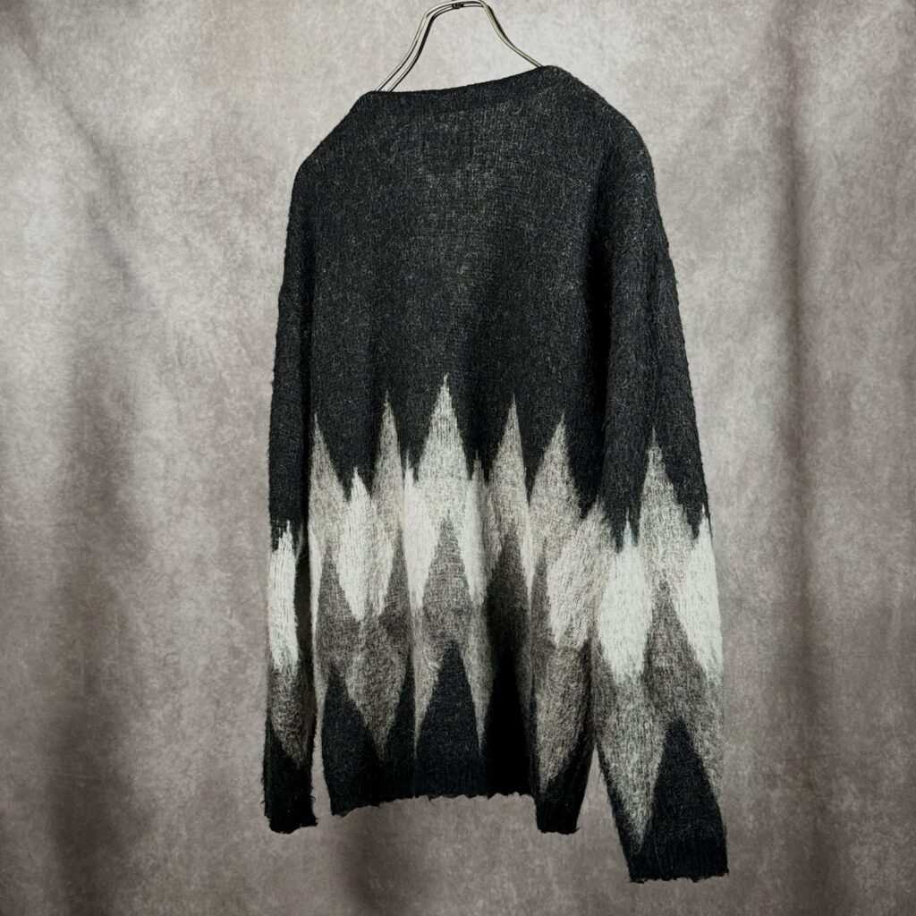 MASSES 18AW モヘアカーディガン 背面全景
