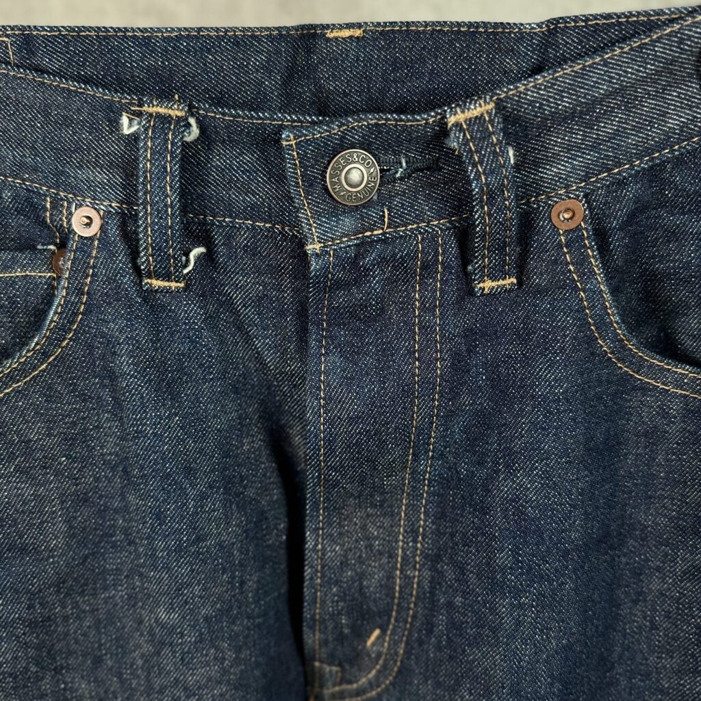 MASSES DENIM 5P PANTS BC 5ポケット ウエスト ディテール